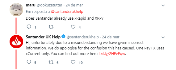 WeBitcoin: Mas afinal, o Santander está ou não está utilizando XRP em pagamentos internacionais?