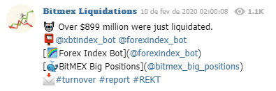 bitmex liquidações