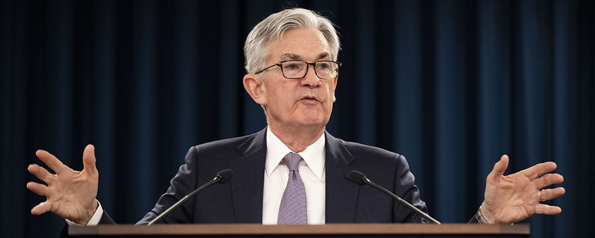 O presidente do Fed, Jerome Powell, encontrouse com os líderes da